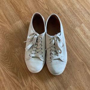 FRYE // White Leather Sneakers
